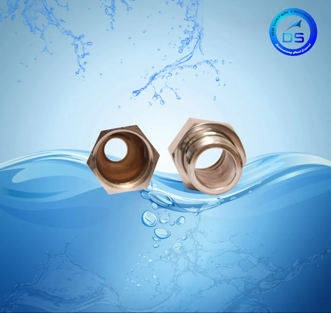 Brass jet nozzle for fountain aerators