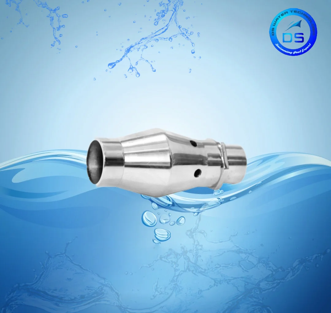 Jet nozzle for fountains with aerator function