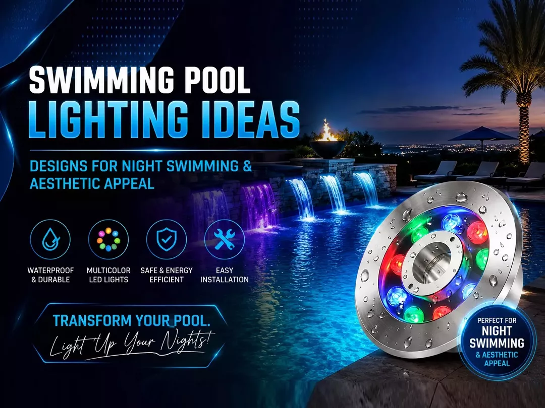 Swimming Pool Lighting Ideas: Transform Your Pool for Night Swims and Stunning Visuals
