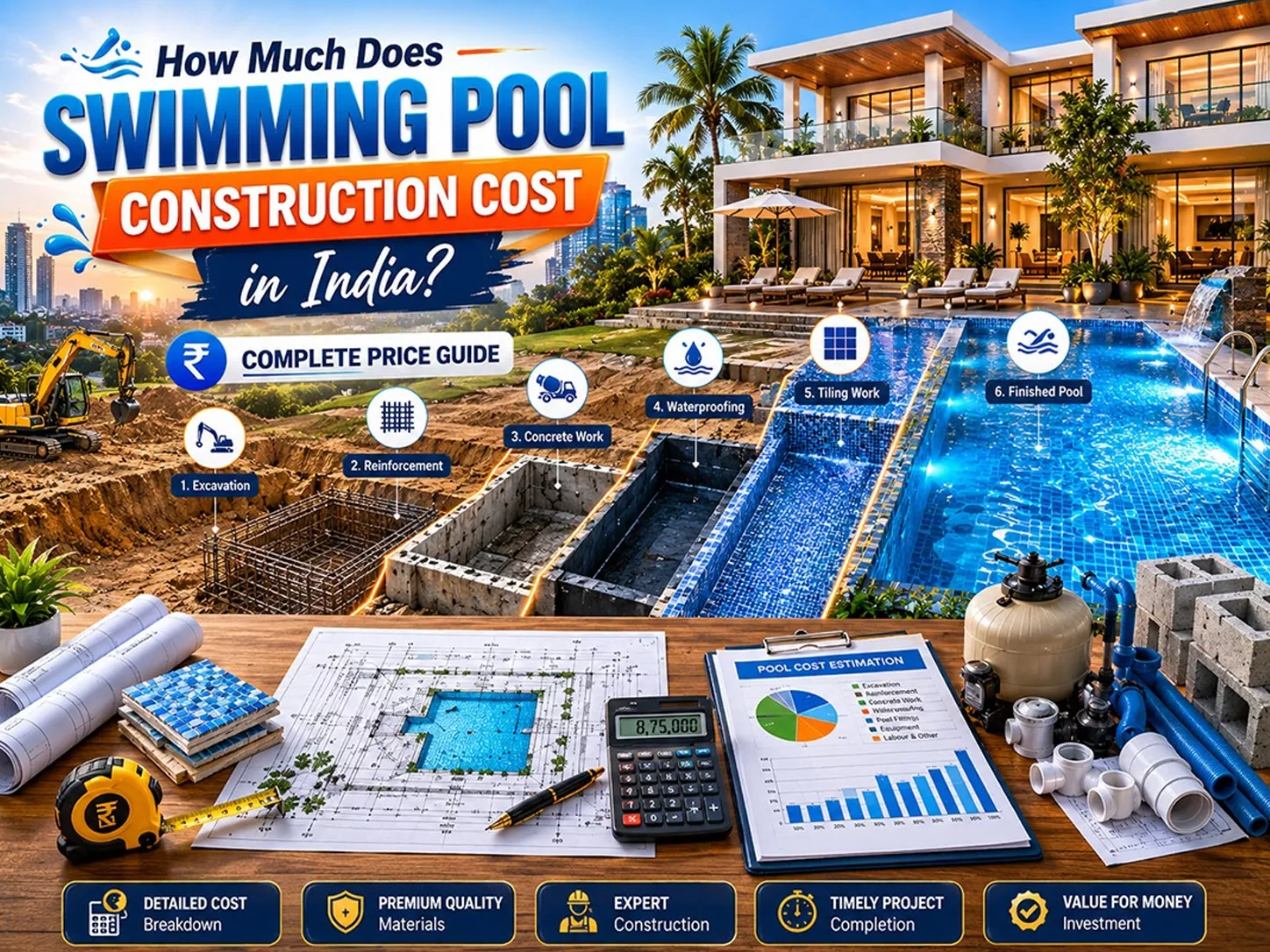 Swimming Pool Construction Cost in India: Complete 2026 Price Guide
