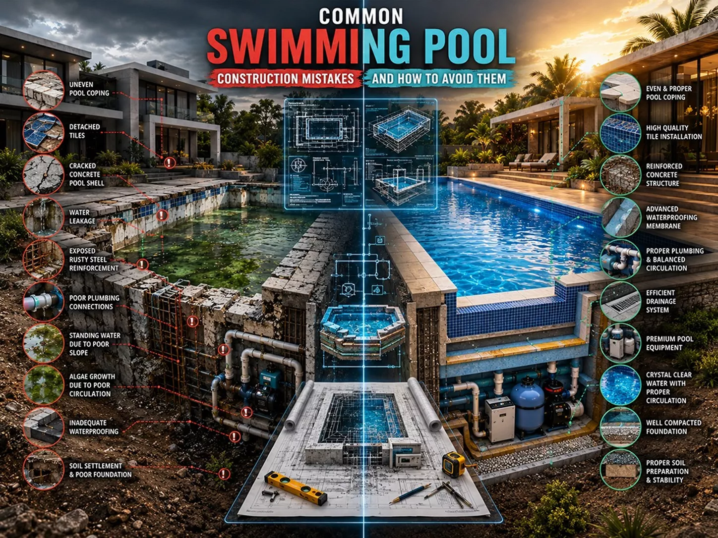 Swimming Pool Construction Mistakes That Cost Indian Homeowners Lakhs (And How to Avoid Them)


