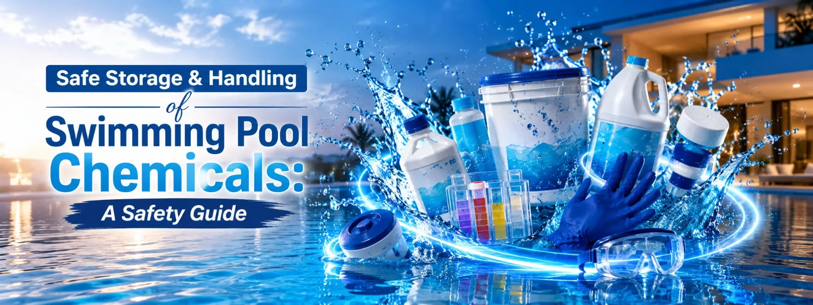Safe Storage & Handling of Swimming Pool Chemicals: A Complete Safety Guide