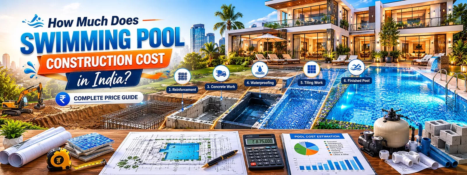 Swimming Pool Construction Cost in India: Complete 2026 Price Guide
