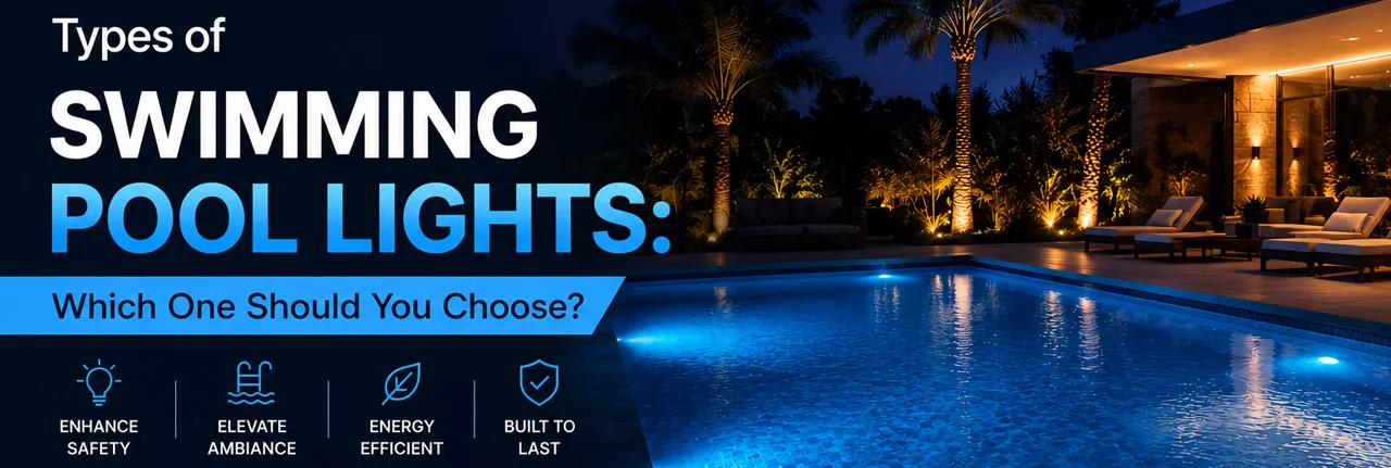 Types of Swimming Pool Lights: Which One Should You Choose?