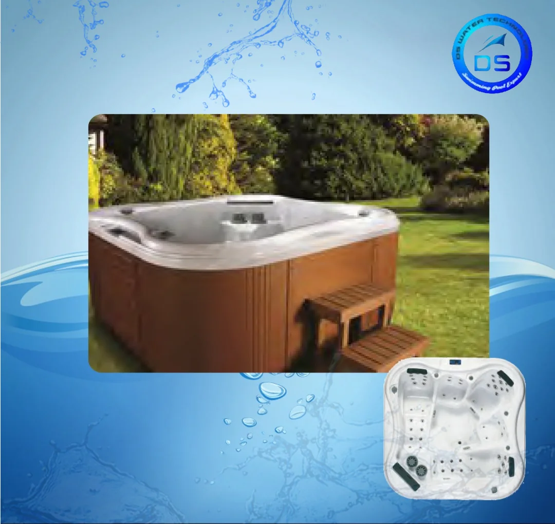 mini outdoor spa tub