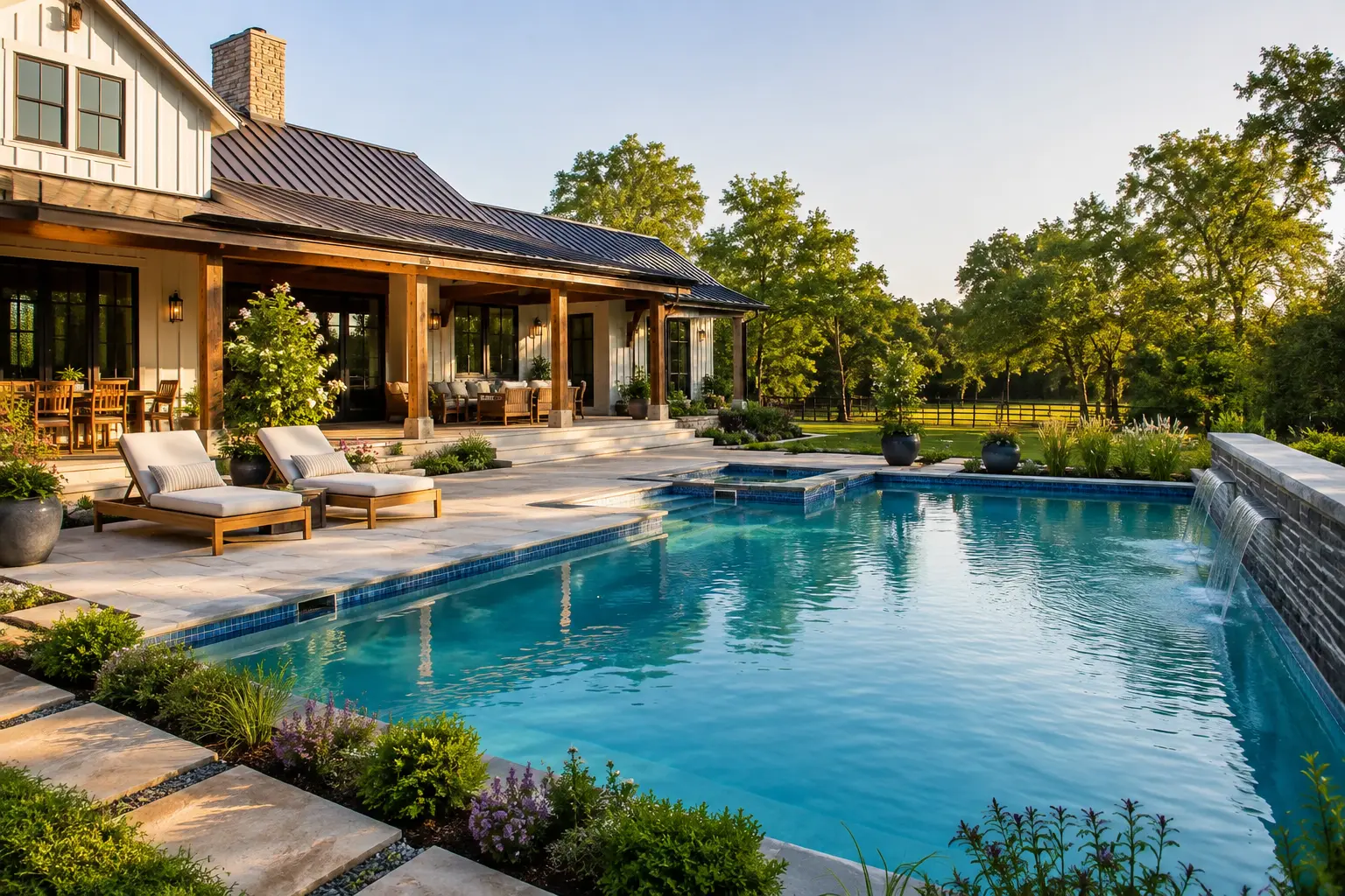 Farmhouse Swimming Pools