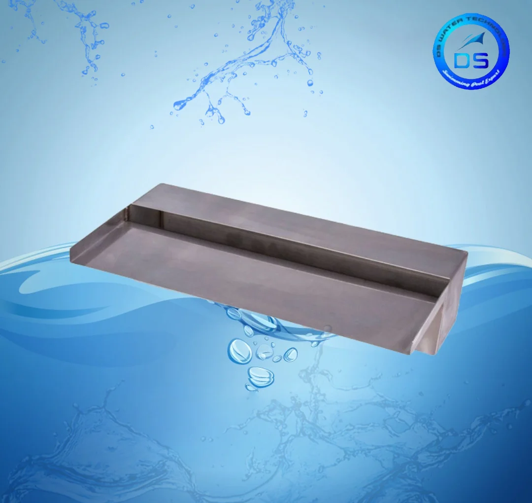 stainless steel cascade fall ha 300 pool features